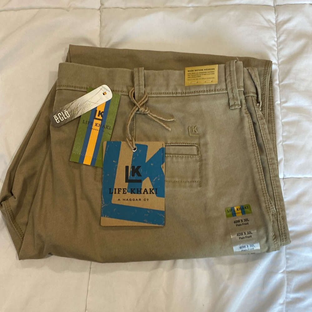 Life Khaki Haggar Co men's pants size 40/30